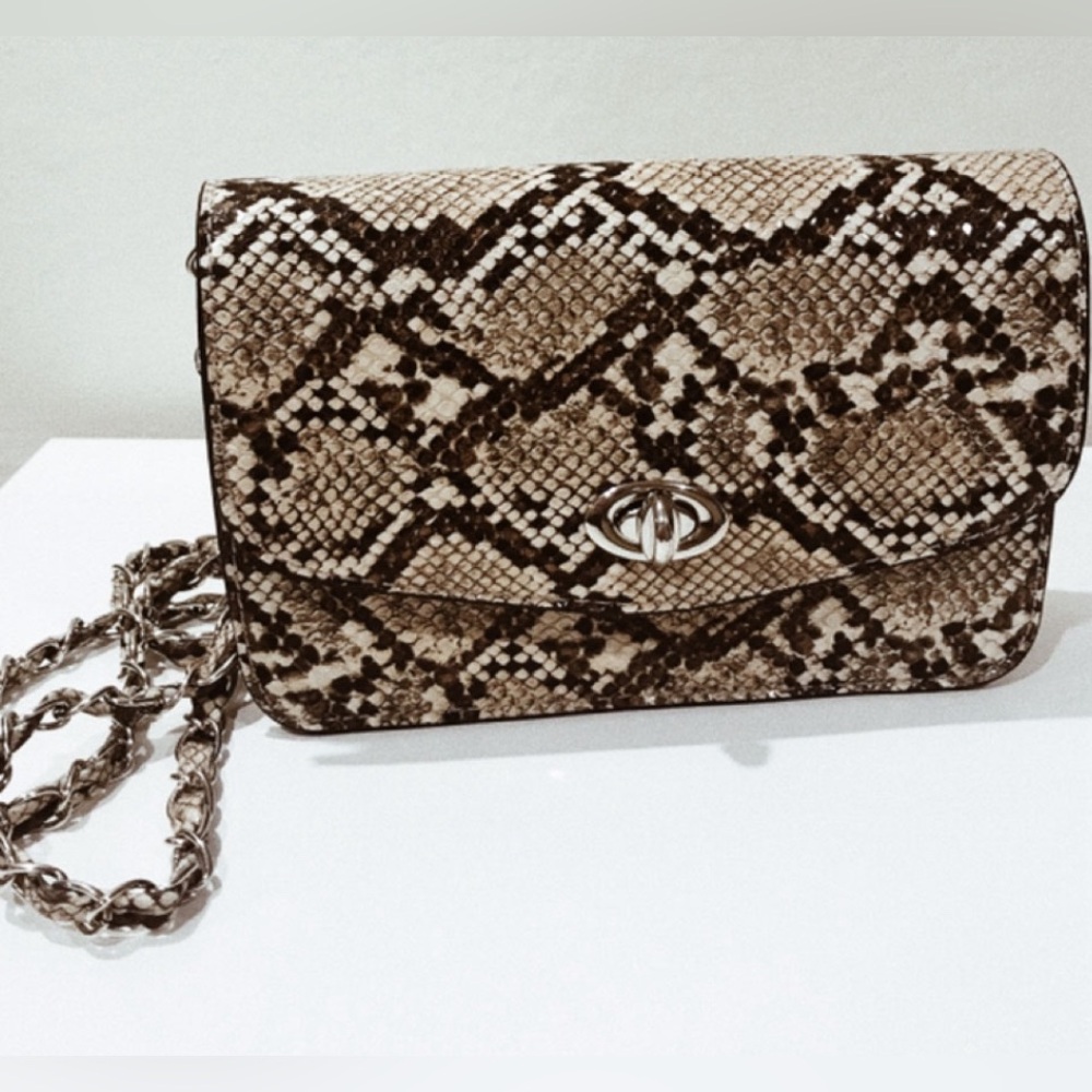 Snake skin tiny purse